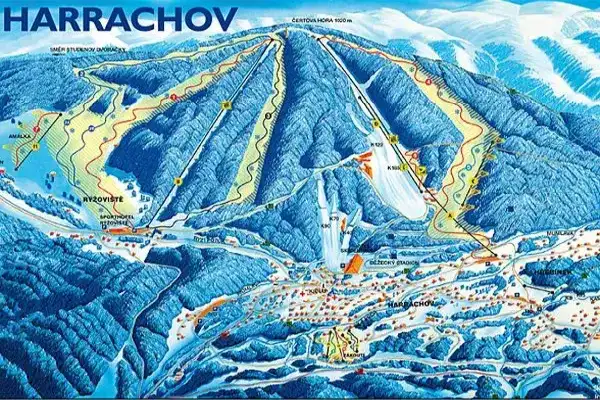 Skigebied Harrachov