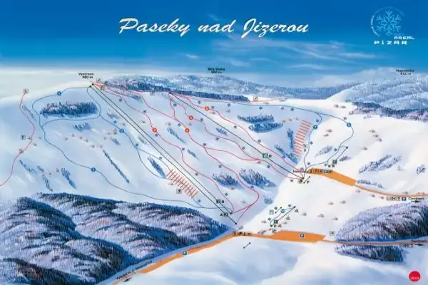 Skigebied Paseky nad Jizerou